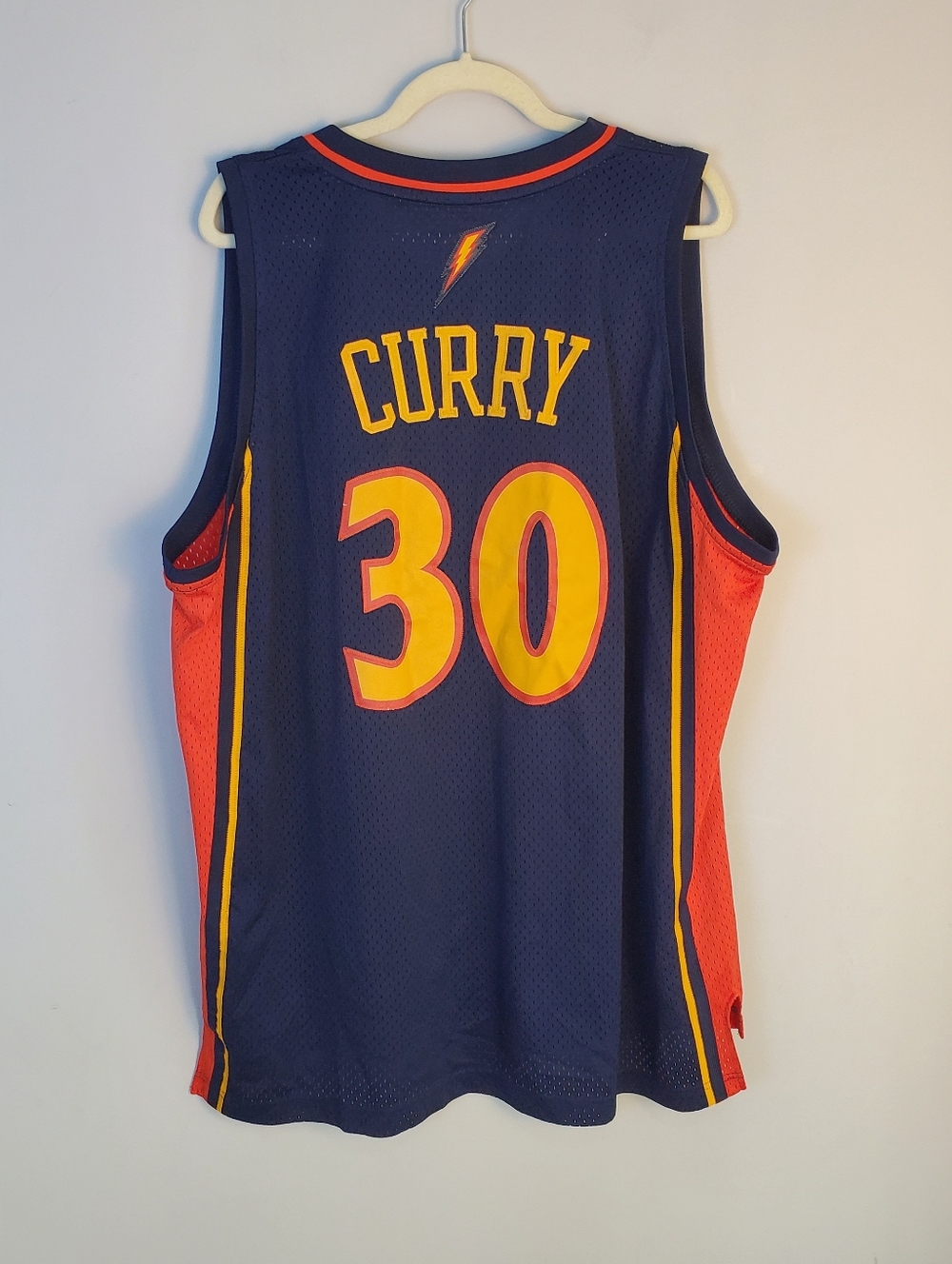 Stephen Curry Adidas Hardwood Classics NBA Jersey Adidas HWC Warriors #30 Sz XXL